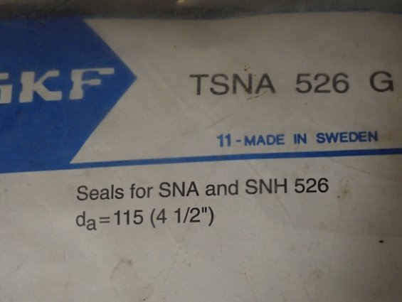Уплотнение корпуса SKF TSNA526G Seals for SNA and SNH 526 da=115 комплект