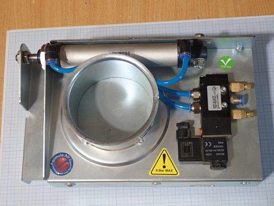 Пневматический демпфер сдвижной Formula Air ADPD Ф100mm типа-AADA000169 24VDC P17/2518 PALAMATIC