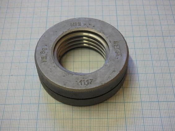 Калибр-кольцо для метрической резьбы М33 6g НЕ ЧИЗ 1117