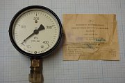 Манометр МТП-100 пр.изм. 0-400КРа кл.точ.2.5 1987г.в.