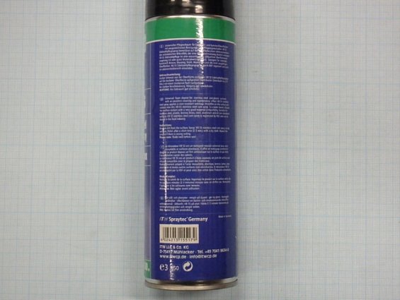Спрей для нержавеющей стали ITW Varybond VB55 500ml 500мл 155171VAR Годен до 09.2017г пена для ухода