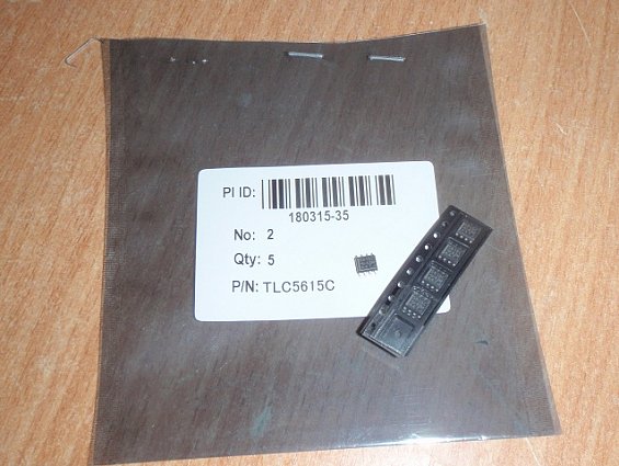 Конвертер tlc5615c SOIC8 TI 10-разрядный цифро-аналоговый производитель Texas Instruments