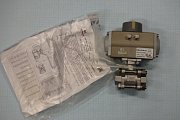 Кран CAMOZZI D3MH-316-PP-015 DN15 1/2" шаровой муфтовый с пневмоприводом