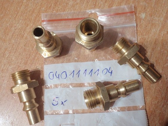 Пневмоштекер mafa соединительный БРС 0401111104 48501 Connector Male Thread G1/4" Type14 р