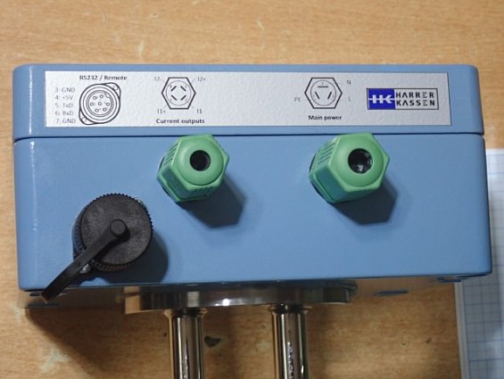 Плотномер HARRER KASSEN HK6-F №3845 БЕЗ ВЫНОСНОГО ТАБЛО ПАСПОРТ 100-240V 50-60Hz 200mA RS232 DN65