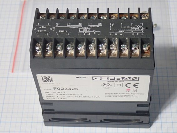 Контроллер GEFRAN 1200-RRC0-00-0-1 F023425 БЫВШИЙ В УПОТРЕБЛЕНИИ ТЕХНИЧЕСКИ ИСПРАВЕН
