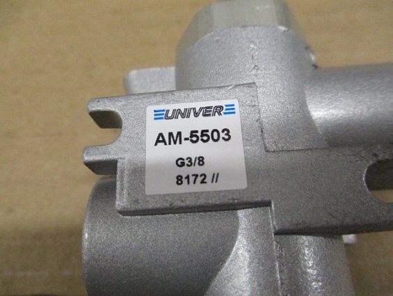 Пневмоклапан блокирующий UNIVER AM-5503 am5503 G3/8 D9.5mm blocking valve