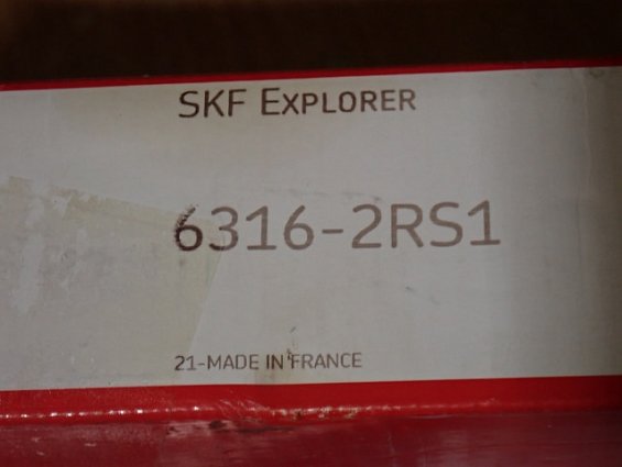 Подшипник SKF Explorer 6316 21-MADE IN FRANCE ОТКРЫТЫЙ НЕ УСТАНАВЛИВАЛСЯ