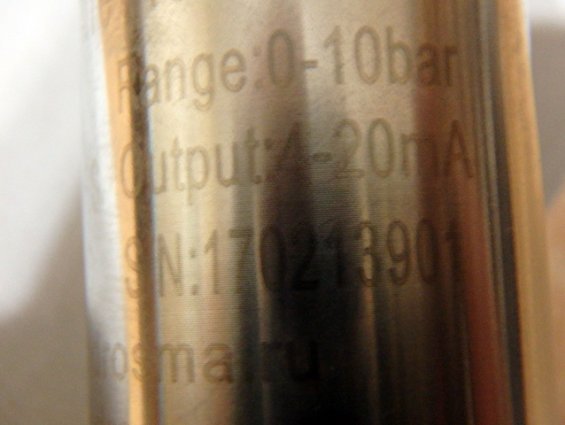 Датчик преобразователь давления БД-ФМ 0-10bar измерительный 0.5% 4-20mA двухпроводная схема