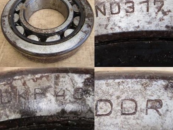 Подшипник NU317 DKF 46 DDR ГЕРМАНИЯ подшипник для немецких центрифуг для сахарных заводов