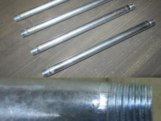 Трубка прямая для шприца резьба М10х1 наружная длина 150мм диаметр 10мм 12435