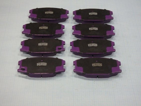 Колодки тормозные дисковые передние PN3407 Nibk автомобиля mitsubishi canter шасси FE567b 8шт