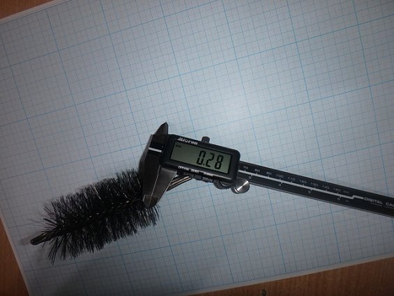 Щетка-ерш стальной Д50х75х120х3.0х0.30мм D50х75х120х3.0х0.30mm диаметр-Ф50мм длина ворса-75мм