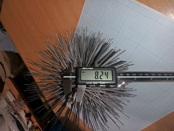 Щетка-ерш стальной Д195х110х180х4.0х1.00мм D195х110х180х4.0х1.00mm диаметр-Ф195мм