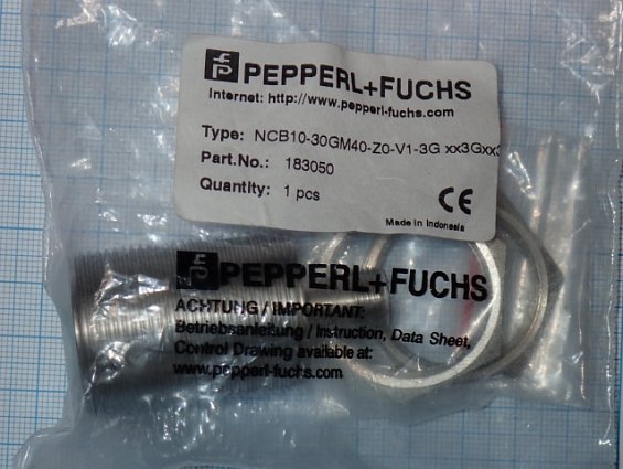 Датчик индуктивный PEPPERL+FUCHS NCB10-30GM40-Z0-V1-3G-3D 183050