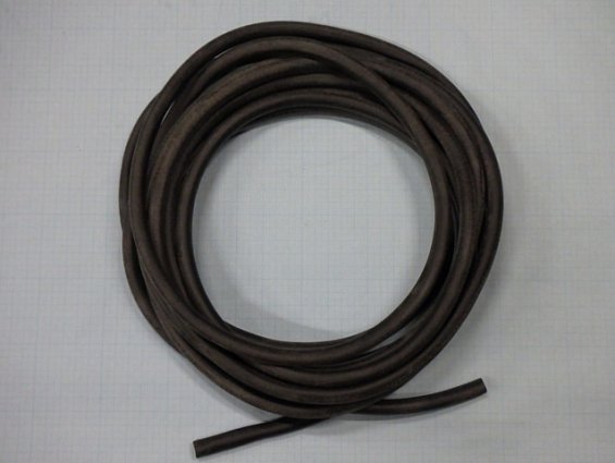 Трубка резиновая 8х2мм 1-1С диаметр наружный Ф8мм толщина стенки 2мм ГОСТ5496-76