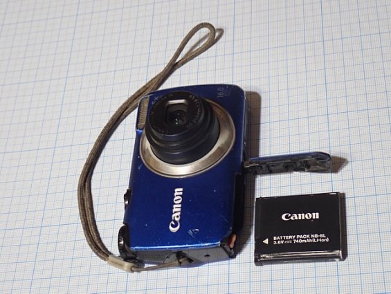 Фотоаппарат цифровой Canon PC1589 MADE IN MALAYSIA без карты памяти и шнуров питания БЫВШИЙ В УПОТРЕ