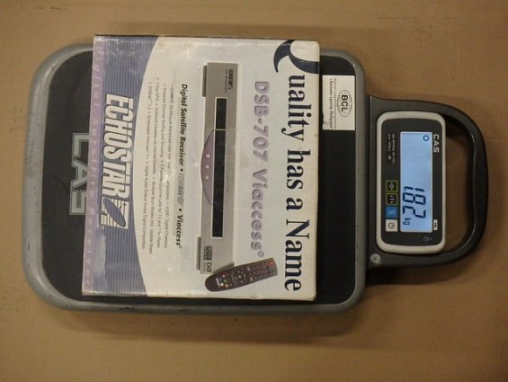 Ресивер цифровой спутниковый ECHOSTAR DSB-707 VIACCESS с пультом дистанц. управления БУ