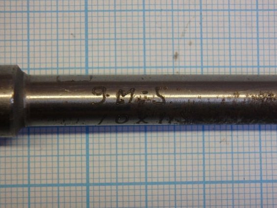 Метчик М10х1.5 Р18 с хранения