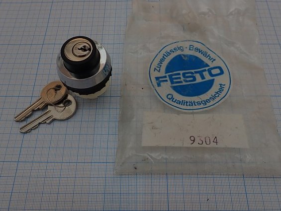 Переключатель с замком Key actuator 9304 Q-30 FESTO для распределителей Festo серии SV
