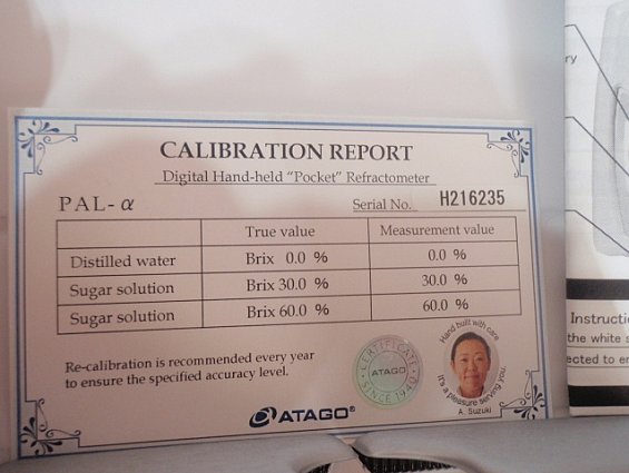 Рефрактомер PAL-alpha цифровой бриксомер карманный диапазон измерения 0-85%brix точность 0.2%brix