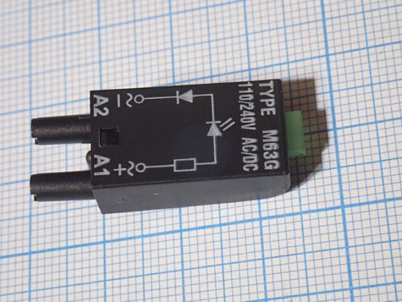Модуль сигнализации M63G 110/240V AC/DC БЫВШИЙ В УПОТРЕБЛЕНИИ технически исправен