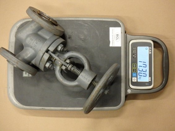 Клапан вентиль запорный 15с52нж9 15с27нж1М Ду32 Ру63 Ру64 стальной фланцевый с ручным приводом