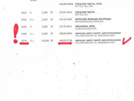 Цилиндр.винт с внутр. шестигранником KAHL K6020-2136 0070 ZYLINDERSCHR.M.INNENSECHSKT.