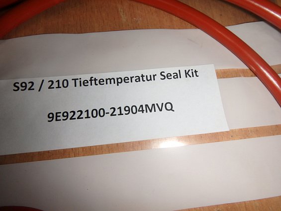 Ремкомплект пневмопривода Bray 9e922100-21904mvq S92/210 Tieftemperatur Seal Kit