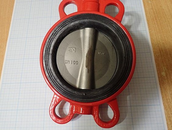 Затвор DN100 ЗПТЛ-FLNW-5-100-MN-НТ+пневмопривод Prisma-PP10+пневмораспределитель