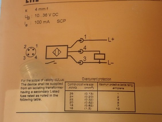 Индуктивный датчик ifm IFT203 IFB3004BBPKG/M/V4A/US-104-DPS