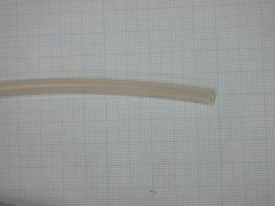 Трубка пневматическая полиэтиленовая ПВД БЕЛАЯ Д6*1мм D1=6мм D2=4мм диаметр наружный 6мм