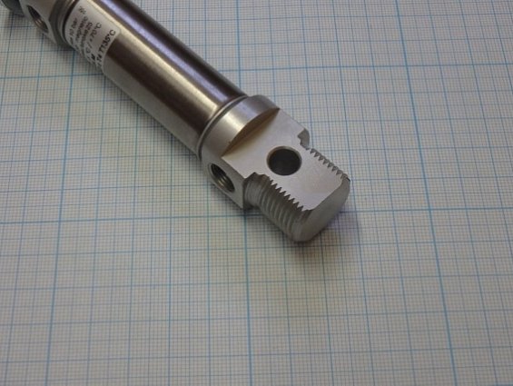 Мини пневмоцилиндр pneumax 1280.20.25.m 1280.20.0025.m Ф20 ход 25мм магнит Pmax 10bar -5..