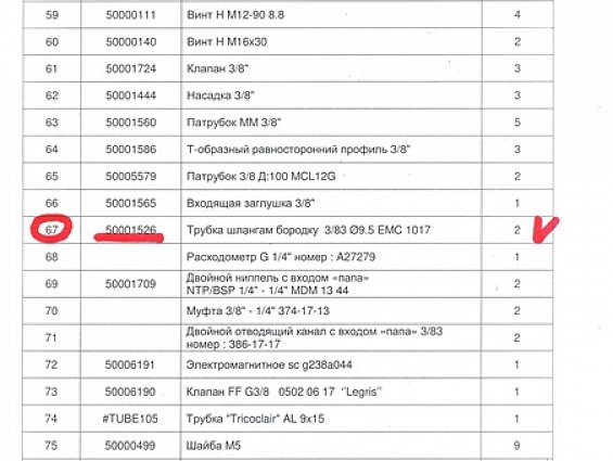 Штуцер шланга Evolution 50001526 Embout male cannele 3/83 Ф9.5 EMC10 17