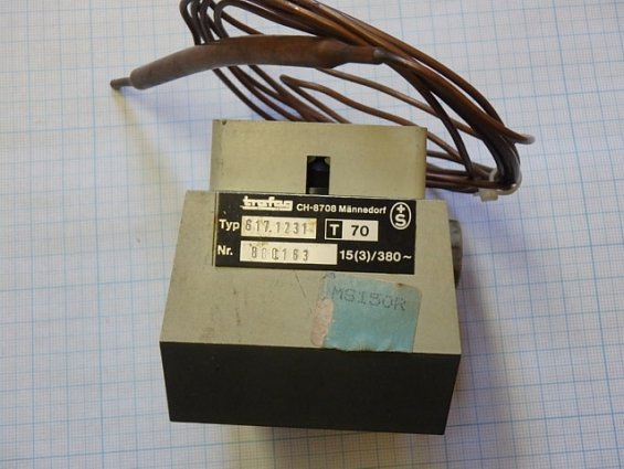 Лимистат TRAFAG CH-8708 Mannedorf MS150R Typ-617.1231 T70 Nr.-880.163 15(3)/380~ термостат ограничит