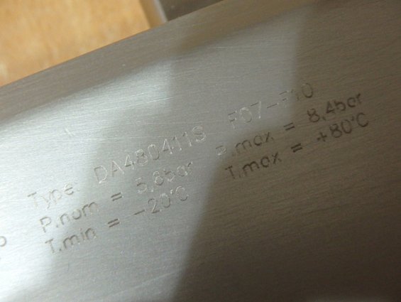 Пневмопривод двухсторонний omal DA480411S F07-F10 P.nom=5.6bar Tmin=-20C P.max=8.4bar