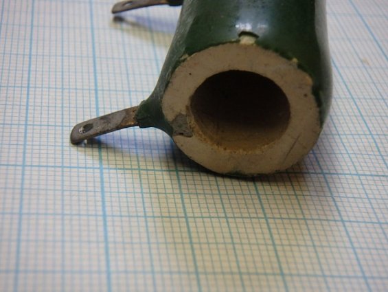 Резистор постоянный проволочный ПЭВ-25 Мощность 25Вт. R=750Ом. +-5% ГОСТ 6513-66 1968г.в.