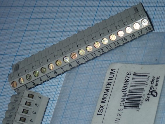 Клеммный блок Schneider Electric 170XTS00100 КОМПЛЕКТ 3ШТ Made in China