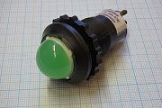 Арматура сигнальная светодиодная зеленая АС-С-22 Помехозащитная неполярная =220в.Uзаж.175в.для атом