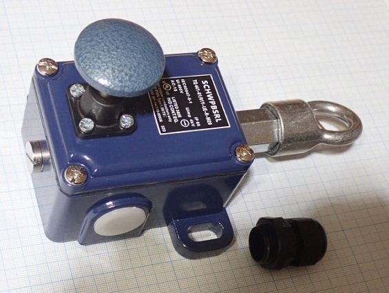 Тросовый выключатель SCHWPBSRL TQ441-01/01Y-UE-R-M20 IP65 Ui 400V
