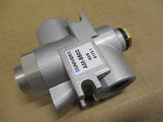 Пневмоклапан блокирующий UNIVER AM-5503 am5503 G3/8 D9.5mm blocking valve