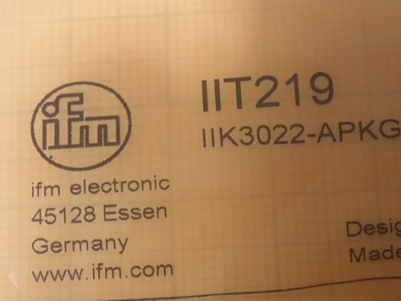 Индуктивный датчик IFM IIT219 IIK3022-APKG/M/V4A/US104-DPO