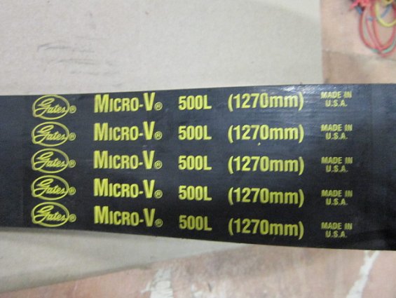 Ремень поликлиновой ручейковый многореберный 500L 500L12 12ручьев 12ребер 1270mm