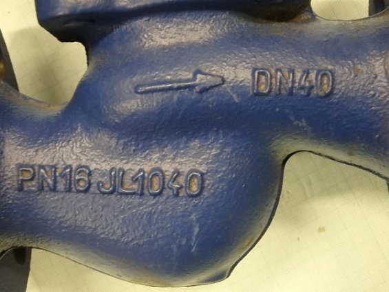 Вентиль V215 DN40 PN16 JL1040 Тмакс=300гр.С