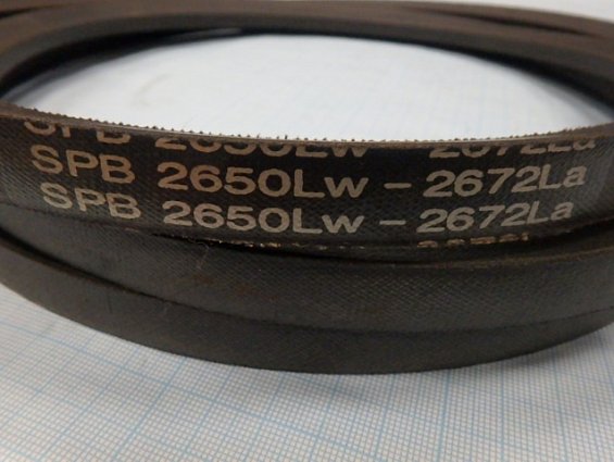 Ремень клиновой SPB 2650Lw 2672La GUFERO RUBBER PRODUCTION ЧЕХИЯ