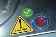 Пневматический демпфер сдвижной Formula Air ADPD Ф100mm типа-AADA000169 P17/2519 PALAMATIC флажок