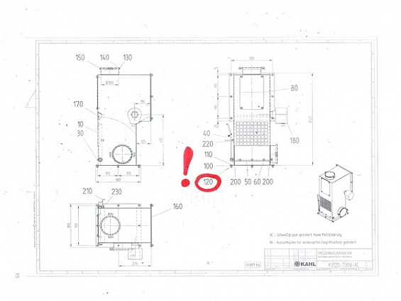 Шестигранная гайка KAHL K6051-9018 0120 SECHSKANTMUTTER пресса гранулятора сухого жома