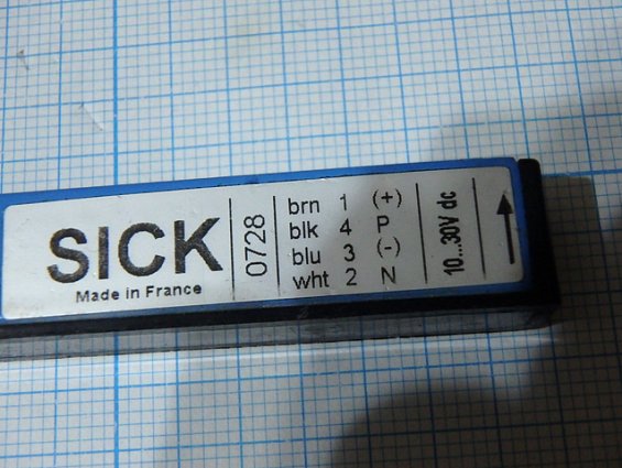 Датчик фотоэлектрический БЫВШИЙ В УПОТРЕБЛЕНИИ Sick WF80-60b410 6028441 вилочный щелевой