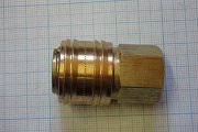 Пневморозетка RINO NW5.5 MAFA 16021124 соединительная БРС Brass Air-Quick Coupler FemaleThread 1/4"