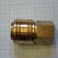 Пневморозетка RINO NW5.5 MAFA соединительная БРС 16021124 Brass Air-Quick Coupler FemaleThread 1/4"